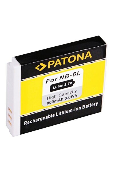Patona NB-6L 800 mAh Battery for Canon IXUS/SX Series