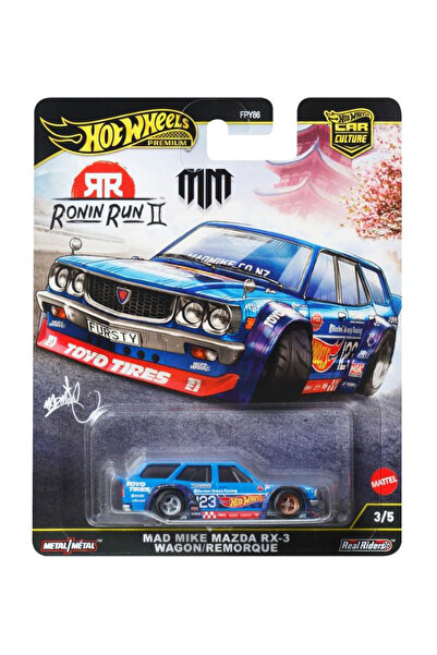 HOT WHEELS Premium - Mad Mike Mazda RX-3 Wagon (1/64) Ronin Run