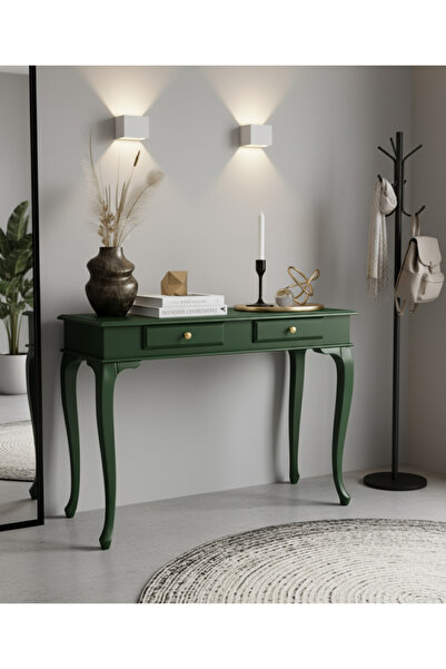Wooding Mobilya 120 Cm Masif Lükens Yeşil Dresuar