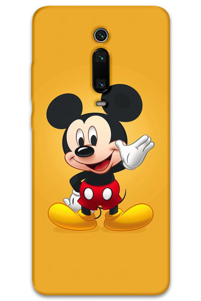 MRCİLETİSİM غطاء خلفي لهاتف Xiaomi Mi 9T بنمط HD مطبوع - ميكي 3