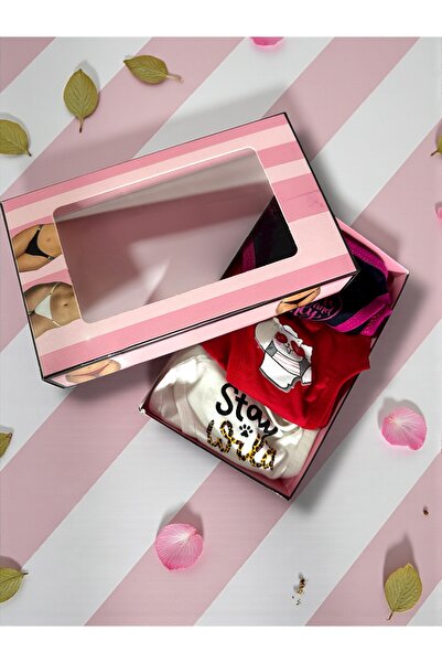 SATTENS Vip Secret 3-Pack Boxed Women's Colorful Stone Panties Set – Stone Tanga