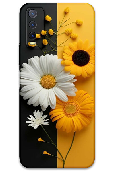 MRCİLETİSİM غطاء خلفي لهاتف Vivo Y20 / Y11S بنمط HD مطبوع - ديزي