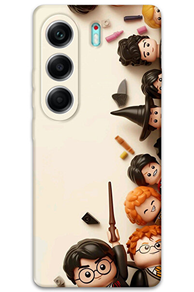 MRCİLETİSİM غطاء خلفي لهاتف تكنو كامون 40 4G بنمط HD مطبوع - هاري بوتر