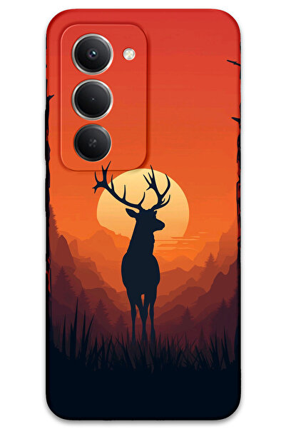 MRCİLETİSİM غطاء خلفي لهاتف Xiaomi Redmi 15 5G بنمط HD مطبوع - غزال