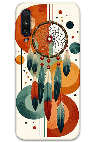 MRCİLETİSİM غطاء خلفي لهاتف Xiaomi Mi A3 بنمط HD مطبوع - ماندالا