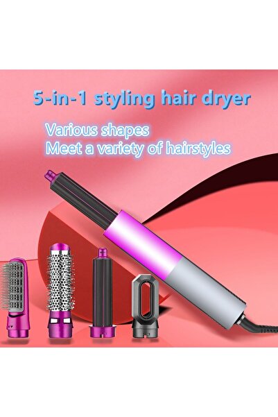 teknotrust Σετ styling μαλλιών με 5 κεφαλές Επαγγελματικό σετ styling για ισιώματος μαλλιών Αντιστατικό