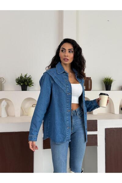 komera ΜΕΣΑΙΟ ΜΠΛΕ Τζιν ΜΠΟΥΦΑΝ