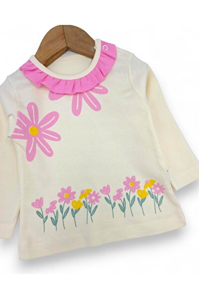 VEGAMOD Baby Girl Flower Printed Dress Set 6-9-12-18 Months