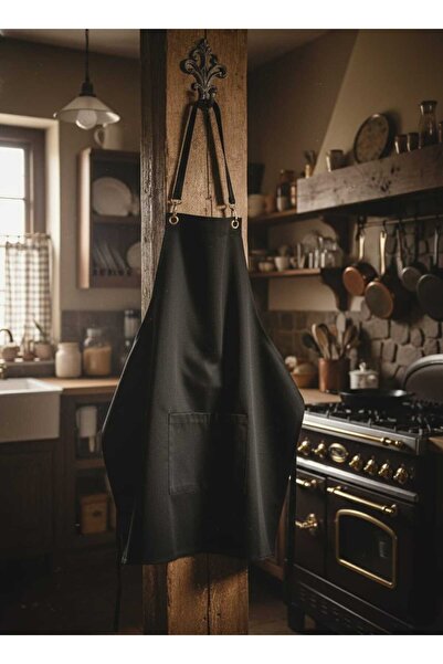 PİKKO HOME Stain-Proof Waterproof Apparatus-Attached Chef's Apron