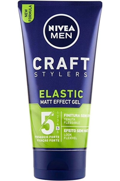 NIVEA MATTE EFFECT GEL, ELASTIC, 5 CRAFT STYLERS MEN