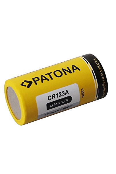 Patona CR123A (16340) Rechargeable Li-Ion Battery 3.7V 700mAh