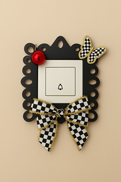 Marrone New Year's Concept Socket Frame Bell Ornament