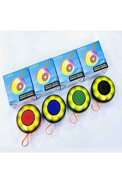 Asel Aksesuarcı Taşınabilir Bluetooth Hoparlör – Disco Series, RGB Işıklı Kab...