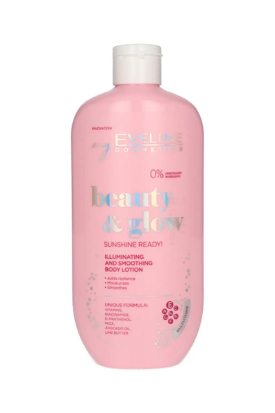 Eveline Cosmetics Loțiune de corp iluminatoare și netezitoare Eveline Beauty & Glow Sunshine Ready!