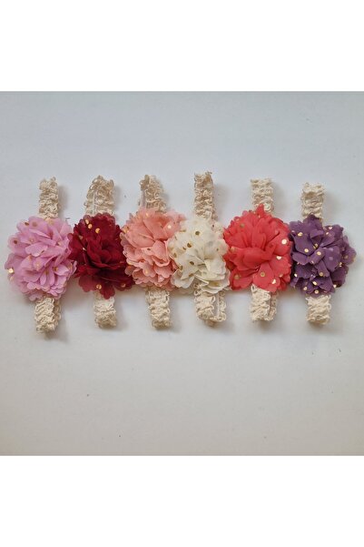 Victorino Crocheted headband with flower