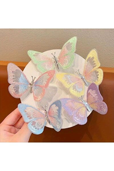 EliraToka Women - Girls - Baby Playing Butterfly Tulle Yarmagul Buckle Set of 2