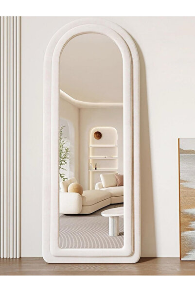 Pablohome Loft Doğa Dalgalı Çerçeveli Oval Boy Aynası