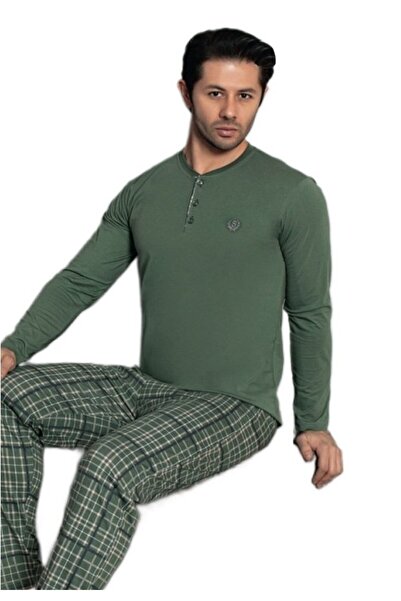 bipamuk Urban Luxe Premium Combed Interlock Fabric Winter Men's Pajama Set M/2Xl