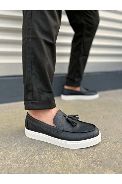 Lucy Shoes JY153 بلوم Laceless Tasseled Skin أحذية رياضية كلاسيكية للرجال CBT...