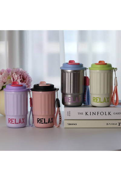 Relax thermal cup with strap