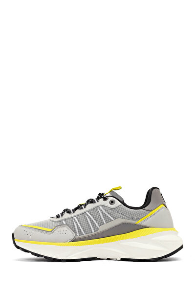 Derimod Studio Men's Gray Lace-Up Thick Sole Sneaker 25Wfd780114