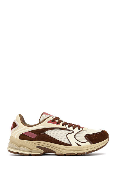 Derimod Studio Women's Beige Lace-Up Thick Sole Sneaker 25Afd435014