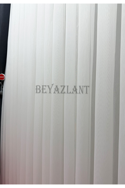 BEYAZLANT İPEK SOFT BAMBU KETEN AĞIR GRAMAJLI 1E 2 SIKI PİLELİ TÜL PERDE ÜTÜ ...