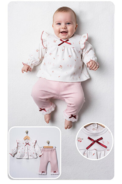mandalinsbaby Baby Girl Set with Bow