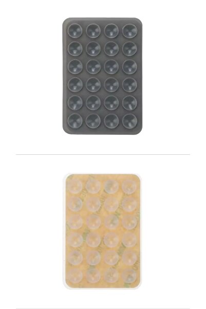 ila bags حامل هاتف من السيليكون بلونين مع شفاط – لاصق سيليكون للهاتف مع قوة ت...