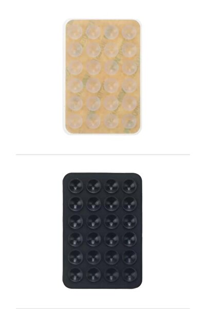 ila bags حامل هاتف ذو شفاط بلونين - لاصق قوي على ظهر الهاتف