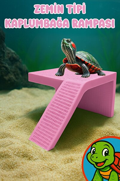 MD×JOA Kaplumbaga Rampası 𒀭 S BOY 𒀭 Kaplumbağa Akvaryumu için Zemin Tipi Rampa