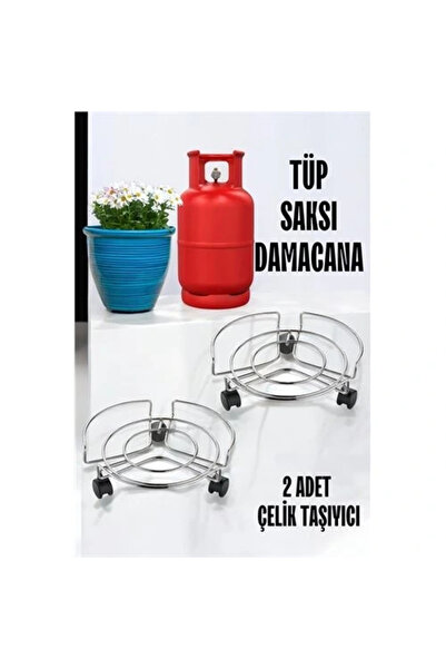 shopwave Saksı Tüp Damacana Altlığı Tekerlekli Taşıyıcı 2 ADET