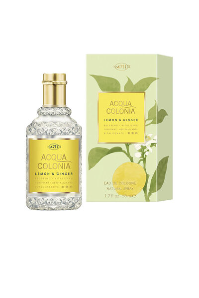 4711 Acqua Colonia Lemon & Ginger Eau De Cologne Splash & Spray 50 ml