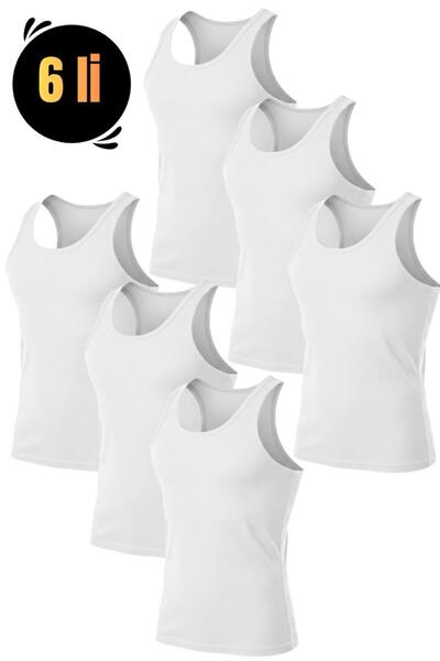 MORRO Galaxy 6-Pack: Men's Undershirt Set Offering All-Day Comfort Advantageous 6-Pack Economical Package