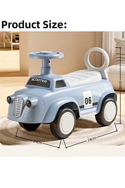 Generic Stroller - Children's electric car can be used as a stroller or walker for toddlers learning to walk