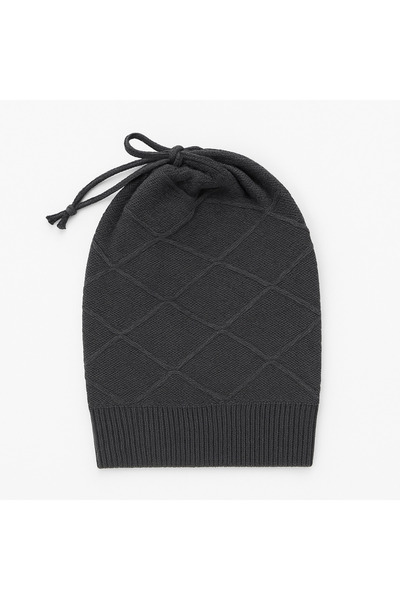 Brood Women's Knitwear Knitted Detailed Tie-Up Beanie