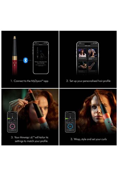 DYSON Airwrap i.d. Multi-Styler and Dryer Straight+Wavy - Red Velvet Gold