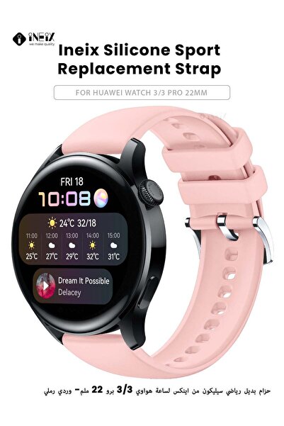 ineix حزام بديل رياضي من السيليكون لساعة هواوي 3 و3 برو