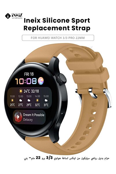 ineix Silicone Sport Replacement Strap For Huawei Watch 3 and 3Pro