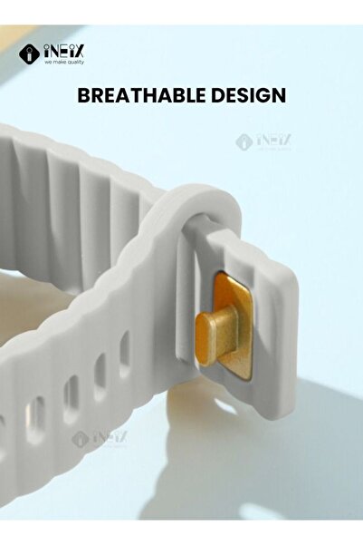 ineix Soft Silicon Ocean Band for Apple watch 42,44,45,49mm