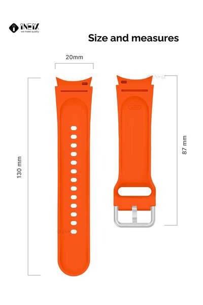 ineix Silicone Replacement Strap For Samsung Watch 4 Classic 4246 mm