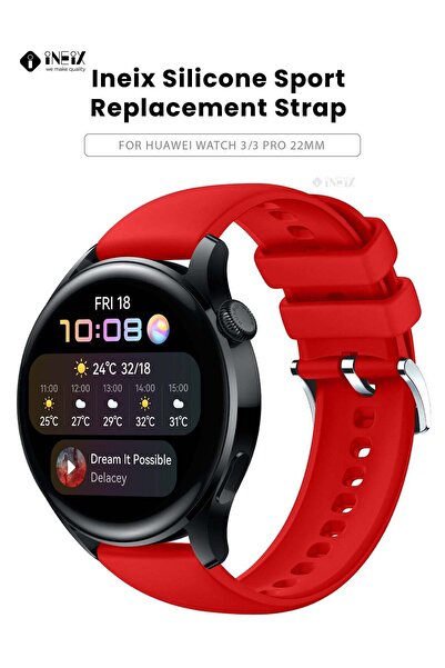 ineix Silicone Sport Replacement Strap For Huawei Watch 3 and 3Pro