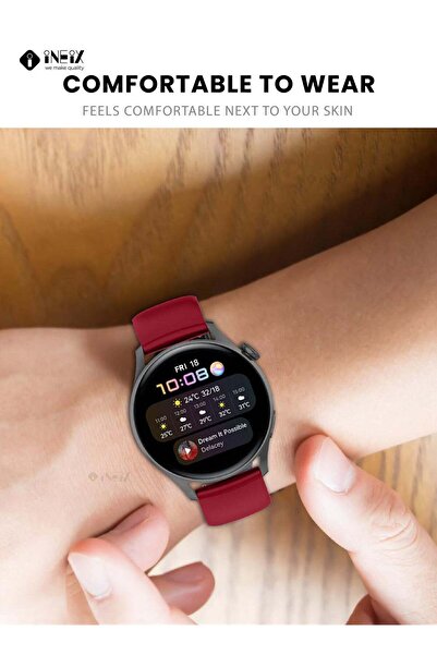 ineix Silicone Sport Replacement Strap For Huawei Watch 3 and 3Pro