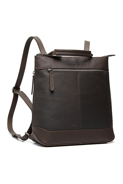 The Chesterfield Brand Wachsfarbener Pull-Up-Rucksack Harare Brown C58.033101
