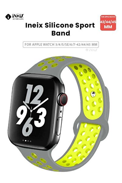 ineix حزام بديل رياضي ناعم من السيليكون من Nike Edition لساعة Apple Watch مقا...