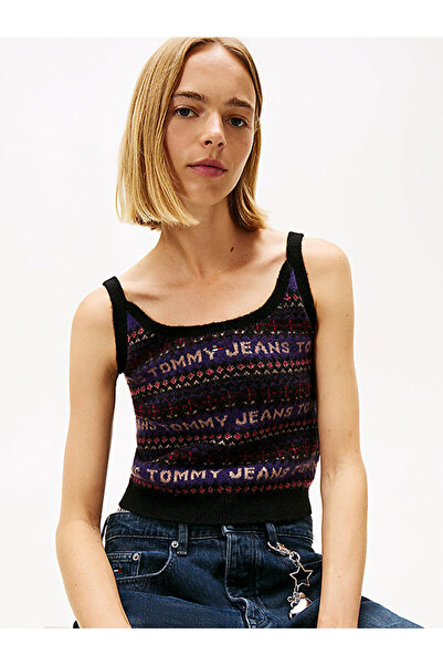 Tommy Hilfiger Fair Isle Slim Knit Cami Top
