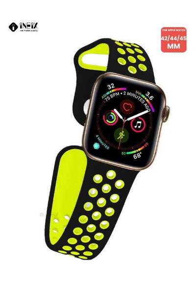ineix Soft Silicone Sport Nike Edition Replacement Strap For Apple Watch 42,44,45 mm