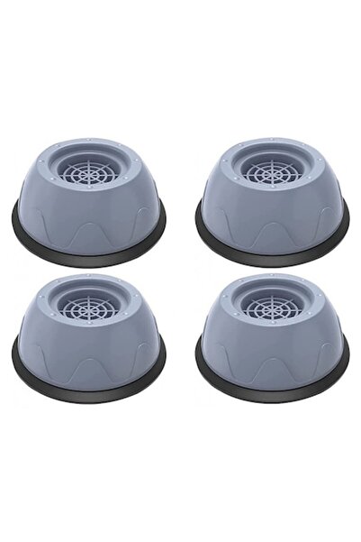 Karll Damping support set - anti-vibration feet for washing machine YuhooTech, 4 pieces, rubber, gray/blac
