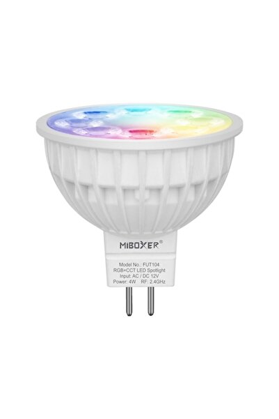 Miboxer Mi-Light MR16 4W 12V AC/DC 400lm 100lm/W Spot LED RGB+CCT 2700-6500K,...
