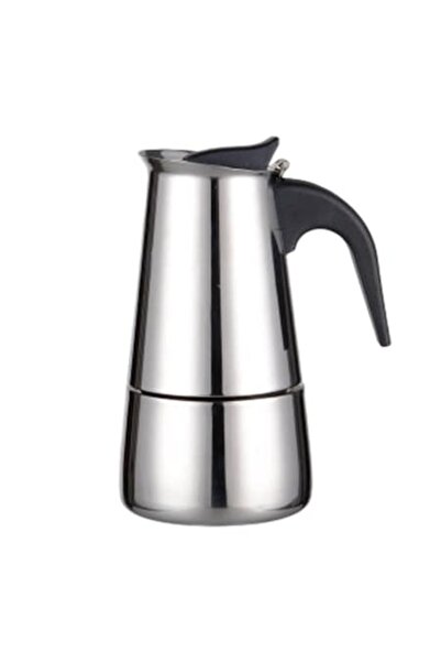 OEM Stovetop espresso maker, Stainless Steel, 450 ml, 10.5x21 cm, Silver
